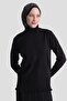 Ruffle Detailed Sweater Black - 2