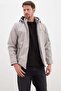Zippered Softshell Coat with Removable Hood - 3