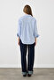 Relaxed Fit Cotton Shirt - Blue - 7