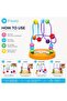Wooden Bead Wire Maze Roller Coaster Educational Puzzle Toy - 2