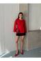 Women's Stylish Oysho Fabric Sweater with Back Tie Detail - 4