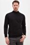 Basic High Neck Regular Fit Knit Sweater - 4