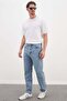 Tie-Waist Zippered Jeans - 6