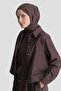 Copper glitter embroidered jacket set brown - 3