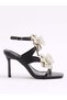 Sandale cu toc, negre - 41 - 2