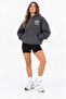 Unisex Women's and Men's Drip Toxic Design Text Printed Oversize 3 Thread Hooded Sweatshirt - 4