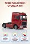 Man Toy Tow Truck with Sound, Light, and Pull-Release Feature, 11.5 cm Tow Truck Toy