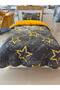 Single Double-Sided Luxury Welsoft Elite Quilt Soft Fleece Quilt and Pillowcase Star Mustard - 4