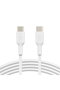 BoostCharge USB-C to USB-C Cable, 1 meter, White - CAB003bt1MWH