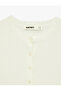 Long Sleeve Crew Neck Button Cardigan - 7