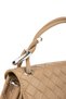 Women's Faux Leather Taupe Handbag - 4