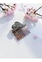 Vintage Comb Bun Buckle with Crystal Stone - 3