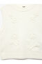 Sleeveless Crew Neck Knit Sweater - 7