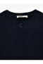 Long Sleeve Crew Neck Button Cardigan - 7