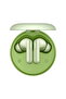 Earbuds, TWS A Pro, Bluetooth, Green, 5503ACEQ