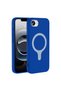 iPhone 17E Compatible Case Magsafe Supported Aris Silicone Cover - Saks Blue - T42745