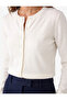 Long Sleeve Crew Neck Button Cardigan - 4