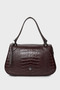 Italian Design 100% Genuine Leather Women's Hand and Shoulder Bag - Handcrafted Italian Style Crossbody Model