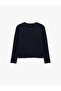 Long Sleeve Crew Neck Button Cardigan - 6