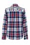 Plaid Shirt with Embroidered Front and Robe - 4