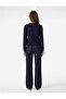 Long Sleeve Crew Neck Button Cardigan - 3