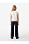 Sleeveless Crew Neck Knit Sweater - 3