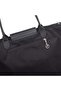 Women's Lightweight 3-Compartment Large Size Hand and Shoulder Bag Black - 4