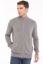 Cardigan Men's 100% Cotton Plain Knit Ribbed Pocket Full Zipper Stand Collar Knitwear Cardigan Trist-1205