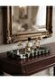 Natural Khaki Green Marble 12.5X25 cm Wavy Edge Decorative Tray and Jewelry Organizer