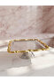 Stainless Steel Square Plastic Gold Framed Cake and Pastry Presentation Serving Stand with 1 Silver Stands - 2