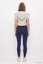 High Waist Wide Leg Pants 8543A Navy - 4