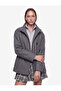 Belted, Pocketed, Buttoned, Stand Collar, Long Sleeve, Double Breasted Cashmere Coat - 3