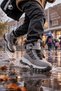 Peak Unisex Children's Snow Boots with Fur Inside, Velcro and Laces - 6