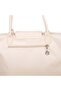 Women's Lightweight 3-Compartment Large Size Hand and Shoulder Bag Sand - 3