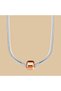 Charm Compatible Snake Chain Necklace – Tarnish-Resistant Steel Bead Charm Attachable Silver Jewelry - 7