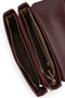 Women's Faux Leather Claret Red Handbag - 5