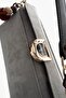 Smoked - Black Suede Women's Shoulder Bag Sp1294 - 4