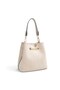Beige - Sand Suede Women's Crossbody Bag Sp1266 - 3