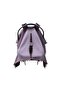 100% Cotton Purple Knitted Patterned Pique Fabric Stroller Cover with Snap Fasteners and Pom-Pom Detail - 5