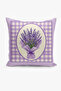 4-Piece Double-Sided Digital Printing Throw Pillow Cover with Floral Pattern - 5