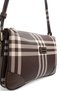 Coffee - Brown Striped Plaid Women's Crossbody Bag Sp784 - 6