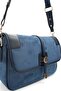 Navy Blue - Navy Blue Suede Women's Crossbody Bag Sp1182 - 6