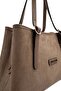 Vizon - Latte Suede Women's Handbag Sp1252 - 4