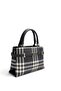 Black - Black Striped Plaid Women's Handbag Sp1149 - 2
