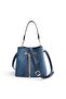 Navy Blue - Navy Blue Suede Women's Crossbody Bag Sp1266 - 6
