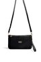 Black - Black Suede Women's Crossbody Bag Sp1291