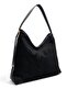 Black - Black Suede Women's Shoulder Bag Sp1285 - 3
