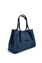 Navy Blue - Navy Blue Suede Women's Handbag Sp1252 - 2