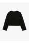 Crew Neck Long Sleeve Buttoned Basic Knitwear Cardigan - 2
