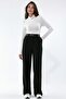 Belted Lycra Palazzo Trousers - 4